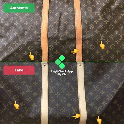 louis vuitton keepall real vs fake|how to check for false louis vuitton.